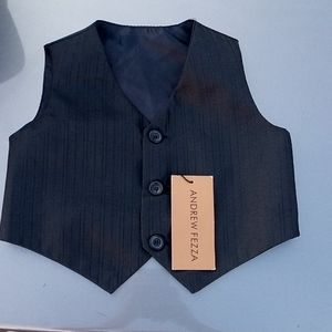 3-Button Waistcoat By Andrew Fezza 18Mo NWT